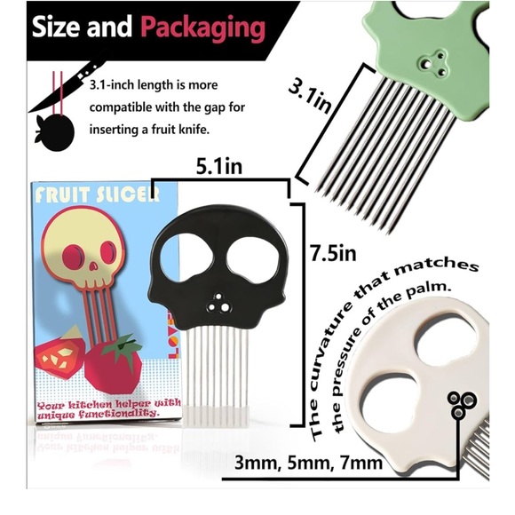 Skull Design Food Slicing Rack - Picture 7 of 8
